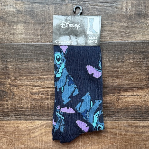 Disney Stitch Colorful Crew Socks Trio - Picture 5 of 5